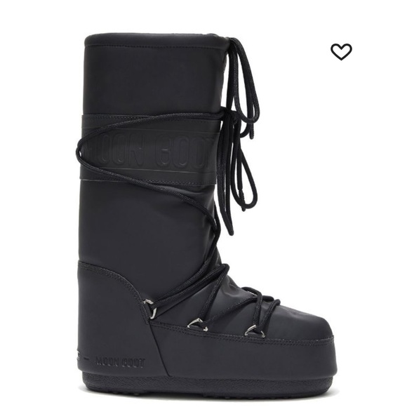 Moon Boot Black Snow Boots - Picture 1 of 7